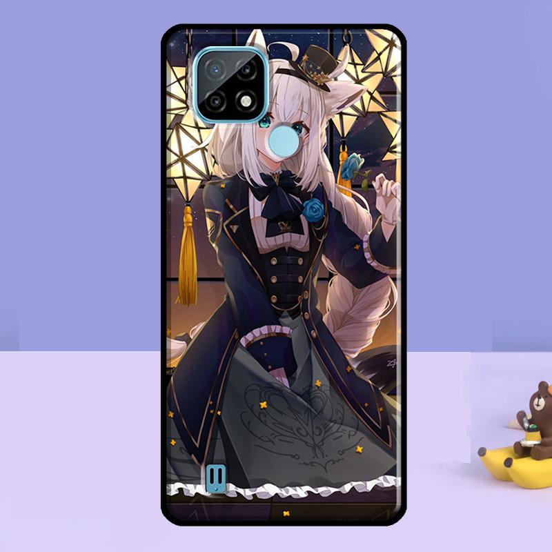Shirakami Fubuki Hololive Case For Realme C75 C67 C61 C55 C53 C51 C35 C21Y C25S GT 7 Pro 6 6T 10 11 12 13 14 Pro Plus