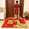Creative Cartoon Horse Floor Mat Quick Dry Soft 2026 New Year Anti Slip Mat Lucky Convenient Pony Door Mat Floor Protection