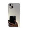 Custodia per Telefono Specchio Lucida Placcata Oro Argento Semplice per iPhone 16 15 14 13 12 11 Pro Max 15 14 16 Plus Cover Posteriore Coques