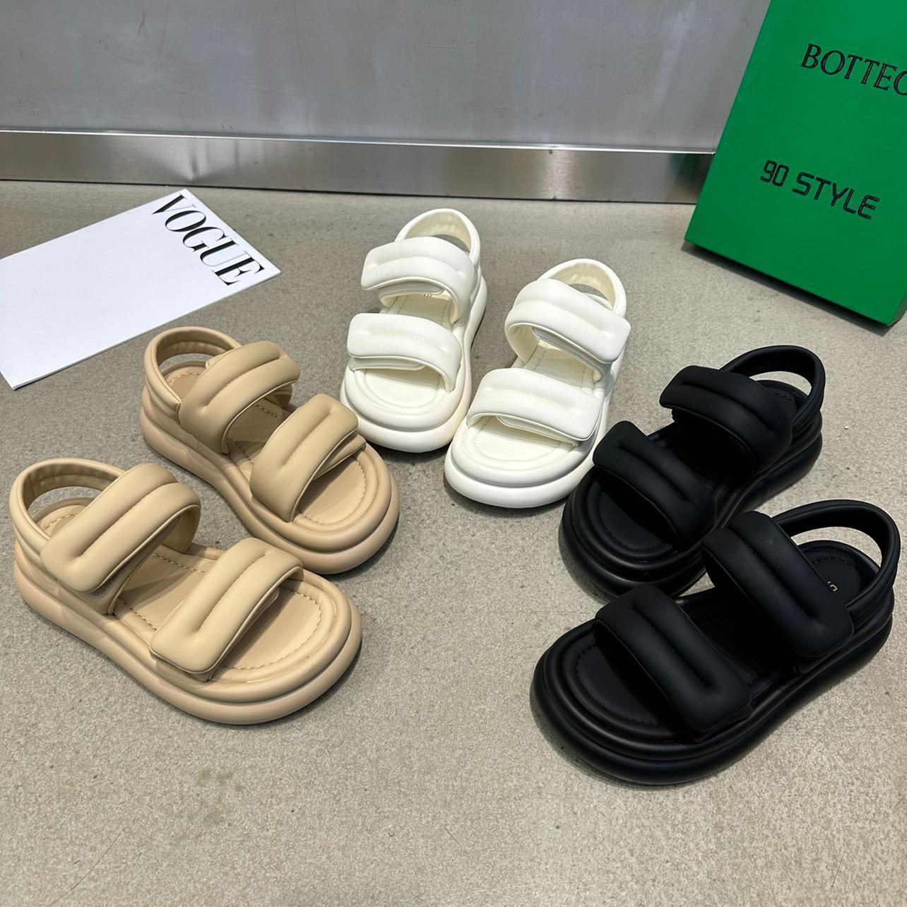 Обувь One Word Лето 2024 Белые босоножки для женщин на платформе Пляжные женские туфли — фото 3