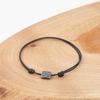 Jbans Classic Antique Cube Pendant String Bracelet (C2501Ac1231_Bk)