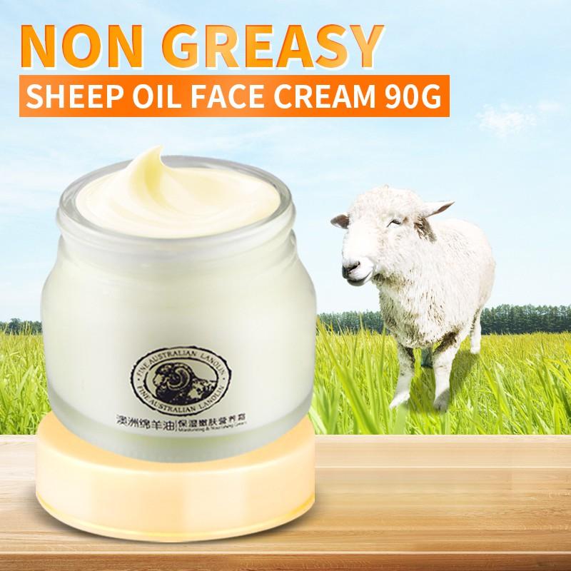LAIKOU Sheep Oil Lanolin Cream Anti-Aging Anti Wrinkle Moisturizing Cream 90g