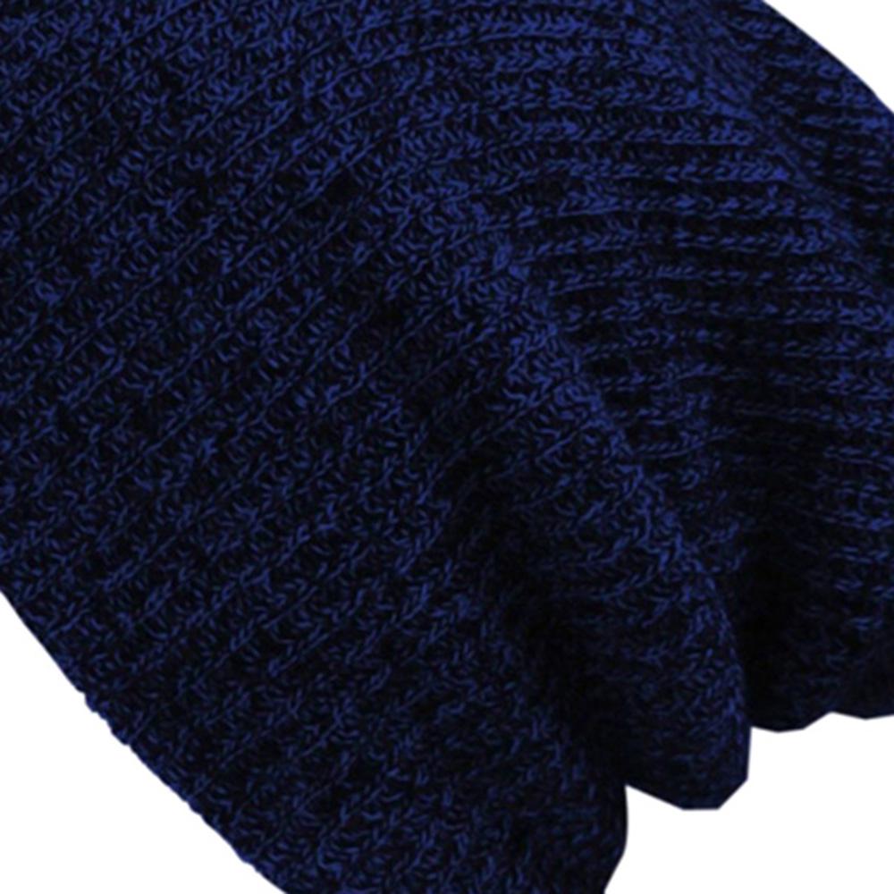 

Мужская вязаная шляпа Зимняя Мягкая теплая повседневная акриловая шляпа вязаная крышка