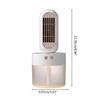 Personal USB Air Cooler Spray Humidifier Cooling Fan Visible Water for Tank