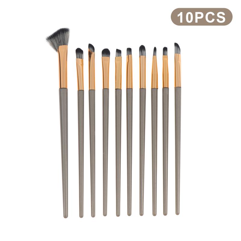 5-15Pcs Professional Eye Makeup Brush Set Non-irritating Soft Bristles for Highlight Nose Shadow Beginner Use
