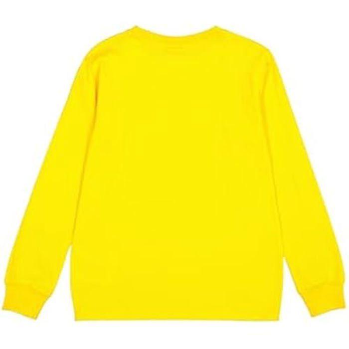 Top - CHAMPION - Garçon - Manches Longues - Jaune - Automne-Hiver 2024