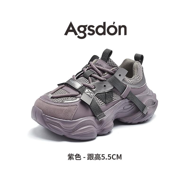 

Augustine Mesh Daddy Shoes Women s 2025 New Summer Platform Sneakers Show Feet Small Running Casual Shoes 40