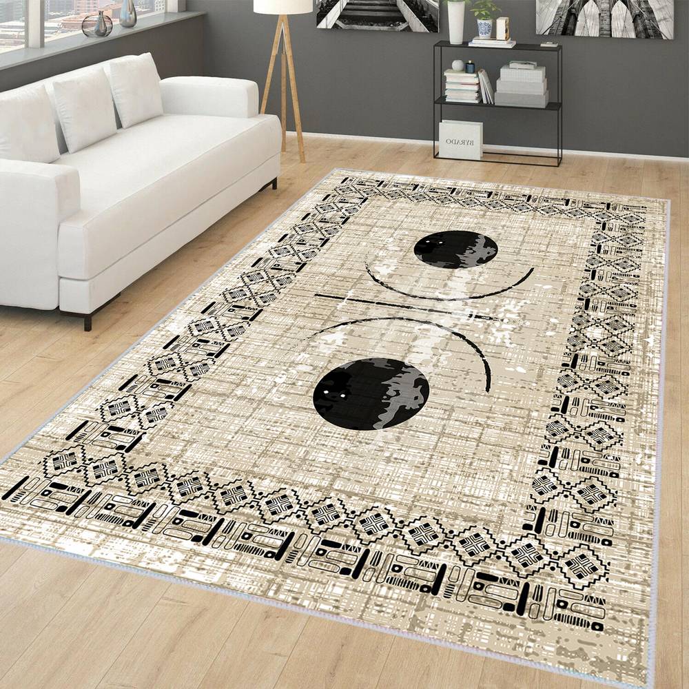 

Моющийся ковер с принтом Rovigo Home RVGHOME0144-SD1068 50x80 бежевый