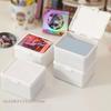 Photography Card Small Card Storage Box New Transparent Plastic Storage Box Desktop Photo Card Badge Miscellaneous Storage
