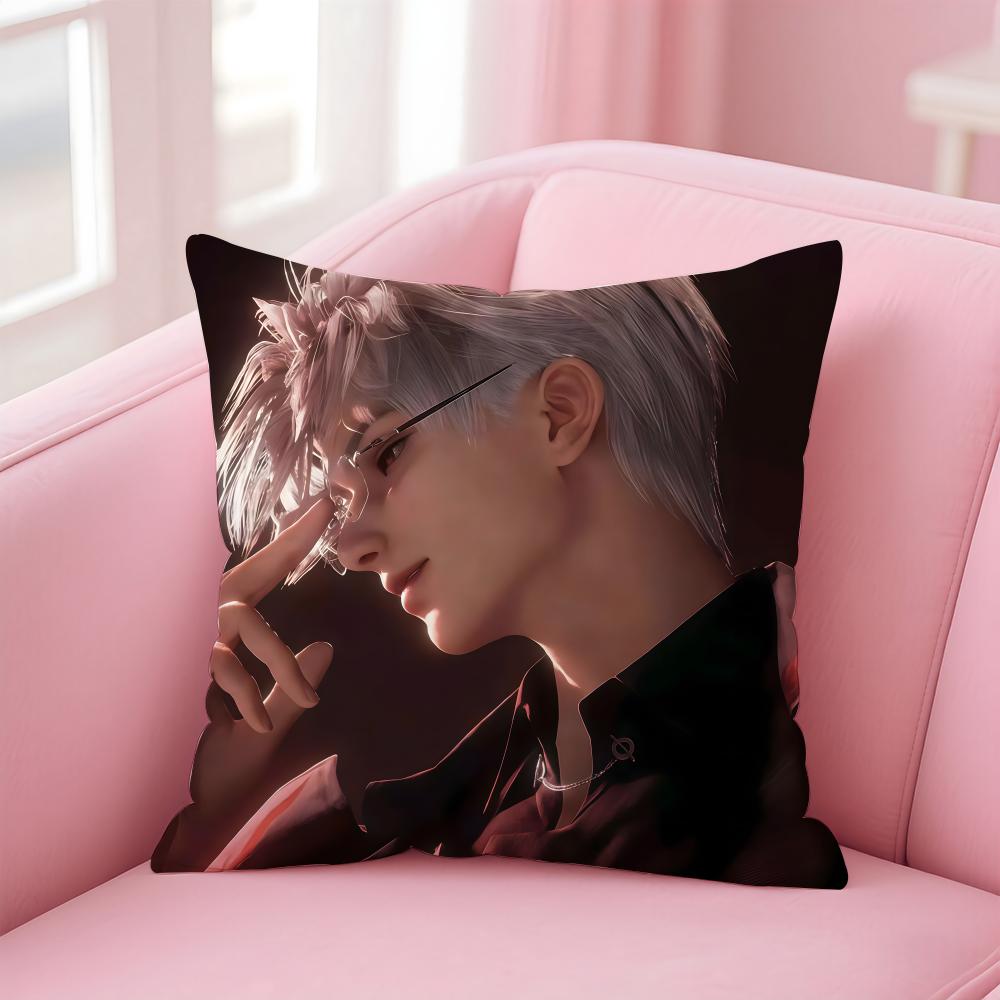 L-love and deepspace Cushion Cover Home & Car Multi-Scene Pillow Cover - Reversible, Soft & Durable for Daily Use