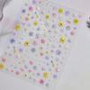 5D Ocean Nail Sticker Vacation Starfish Shell Coral Pearl Self-adhesive Nail Art Decal Fresh Seaside Vibe Manicure