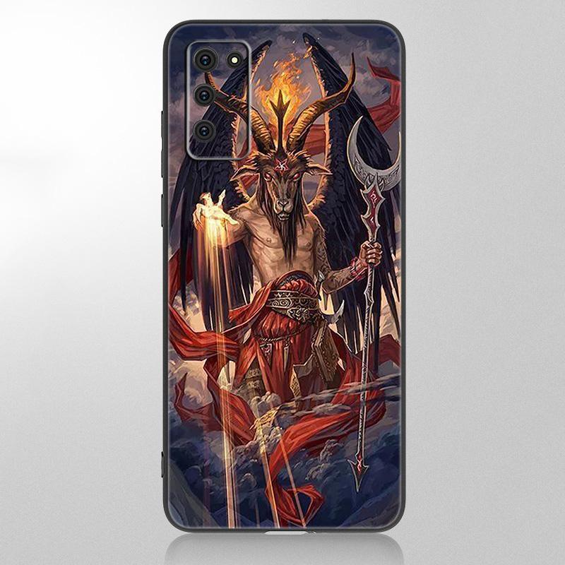 Husă Pentagram 666 Demonic Satanic pentru Samsung Galaxy A12 A02S A22 A32 A52 A72 A71 A51 A41 A31 A21 A11 A50 A70 A10S A20S