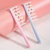 1pc Volumizing Hair Comb for Long Hair - Small Styling Teasing Brush with Wide Teeth, ABS Plastic Handle, Plastic & Rubber Bristles for Fluffy Roots