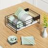 Stainless Steel Kitchen Countertop Drain Basket Bowl and Dish Storage Rack Chopsticks Cage Bowl and Dish Household Storage Rack