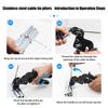 Household Fastening Belt Cutting/Tightening Tool Stainless Steel Cable Tie Pliers Cable Tie Gun Self-Locking Cable Tie Cutter