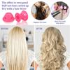 Silicone World 10PCS Set Silicone Mushroom Hair Curler Rollers Hair Cylinder Twist Hair No Heat Hair Curling DIY Styling Tools
