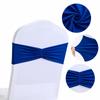 5pcs Spandex Material Chair Sashes No Tie Chair Cover Decor Bands  Event Decoration