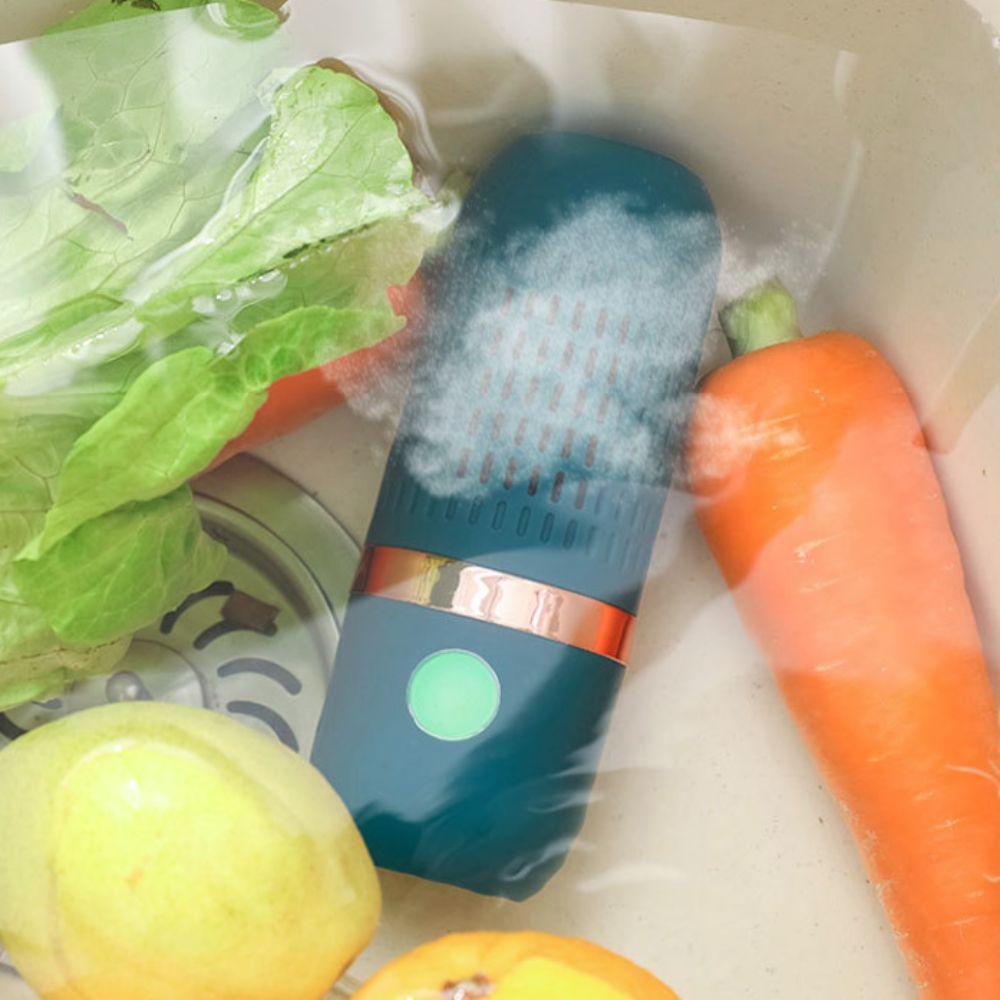 Capsule Shape Fruit Vegetable Washing Machine Automatic Fruit Sterilizer Travel