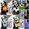 Ball Fire Football Phone Case For iPhone 17 Air 15 16e 14 13 Pro Max Coque 12 11 Pro Max PLUS Cover