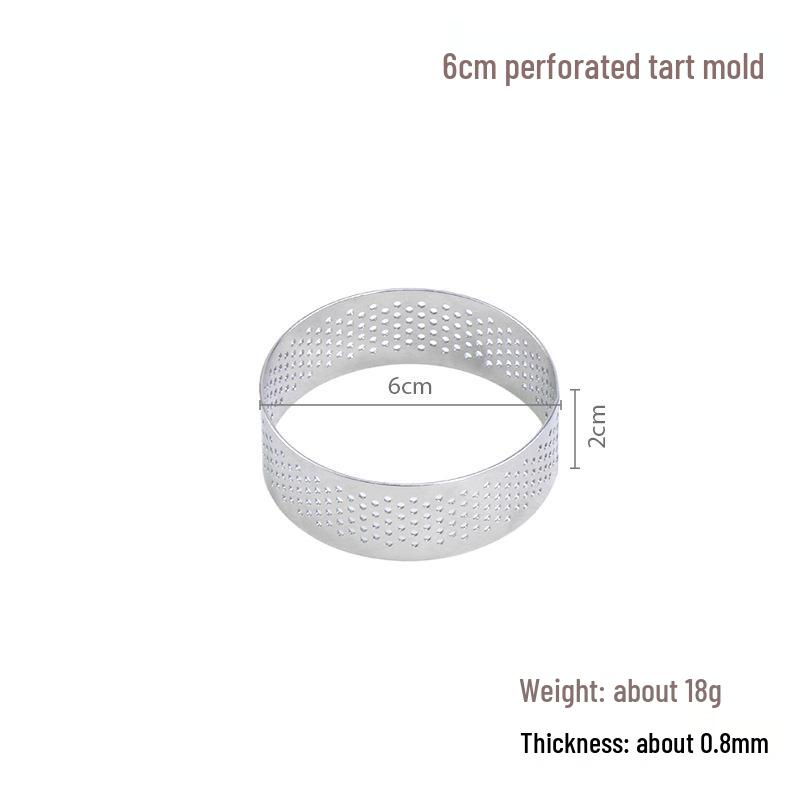 Stainless Steel French Tart Ring Cheese & Mousse Mold