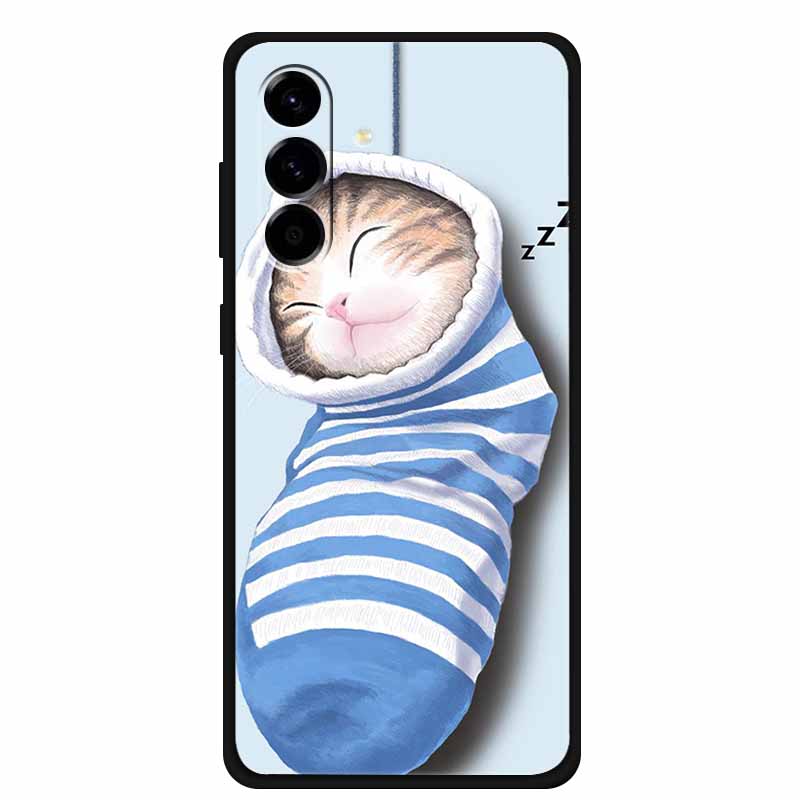 Custodia per Telefono per Samsung Galaxy S26 Custodia Nera in Silicone TPU Cover Posteriori per GalaxyS26 S 26 Custodia SamsungS26 Morbidi Paracolpi Protettivi