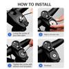 Bike Computer Stem Mount Adjustable Cycling Stem Mount Replacement for Garmin Wahoo Bryton Cateye