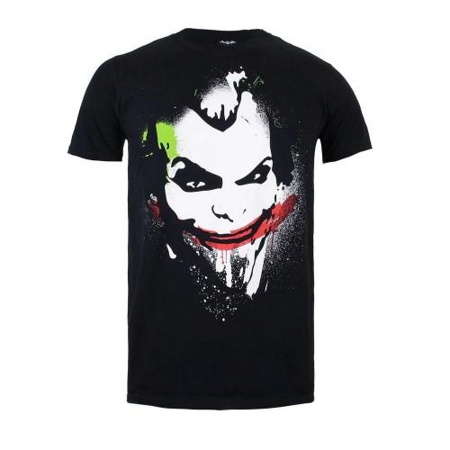 The Joker Herren-T-Shirt aus Baumwolle mit Gesicht