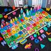 Wooden Toys Preschool Children Fire Truck Board Math Fishing Games Early Toys For Kids Xmas Gifts toy