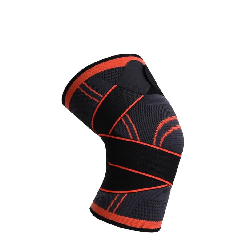 1PCS Athletic Kneepad Men Pressurized Elastic Knee Pads Support Fitness Gear Basketball Volleyball Brace Protector Knee Brace