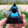 Crystal Pyramid Decorative for Crafts Ornament Home Decoration Christmas