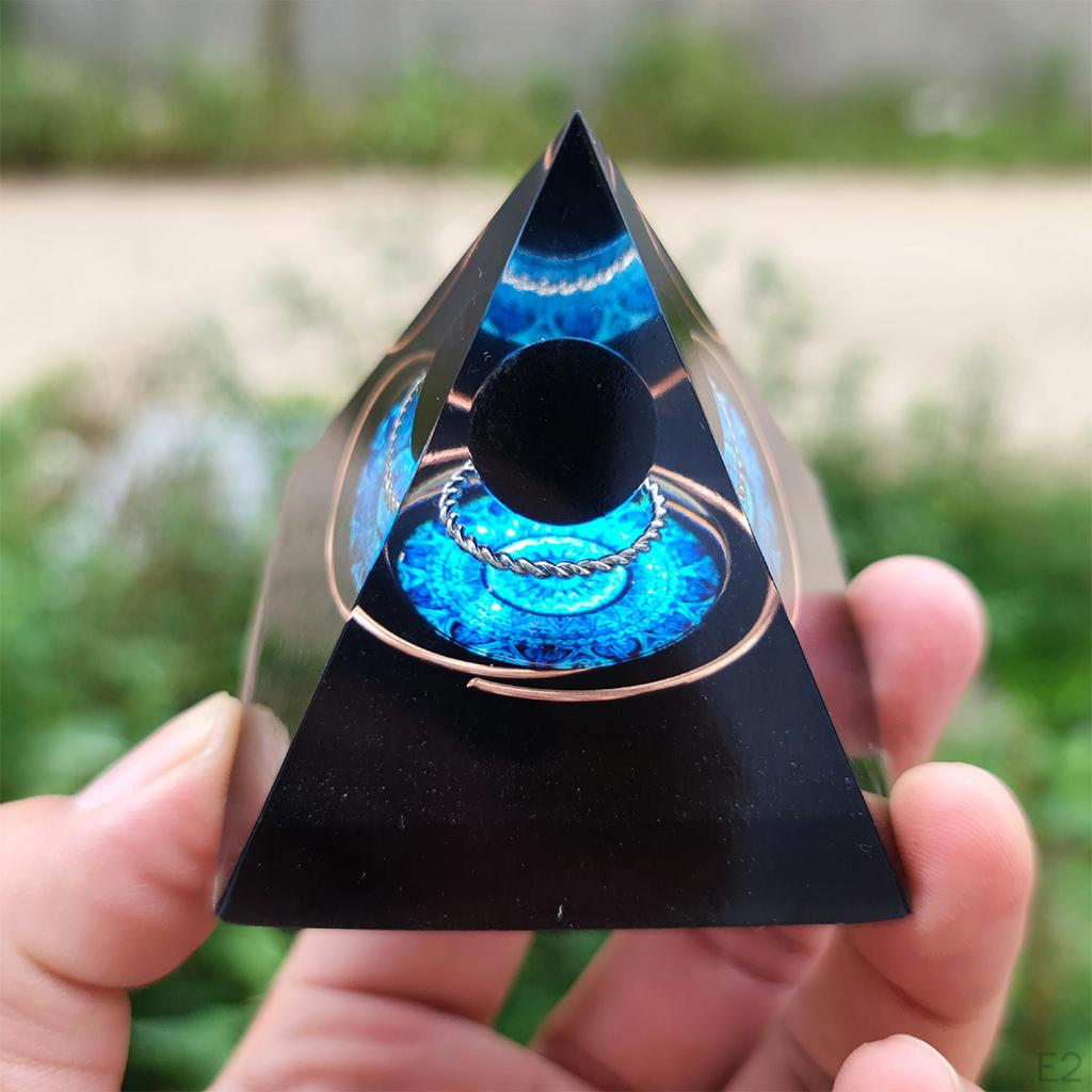 Crystal Pyramid Decorative for Crafts Ornament Home Decoration Christmas