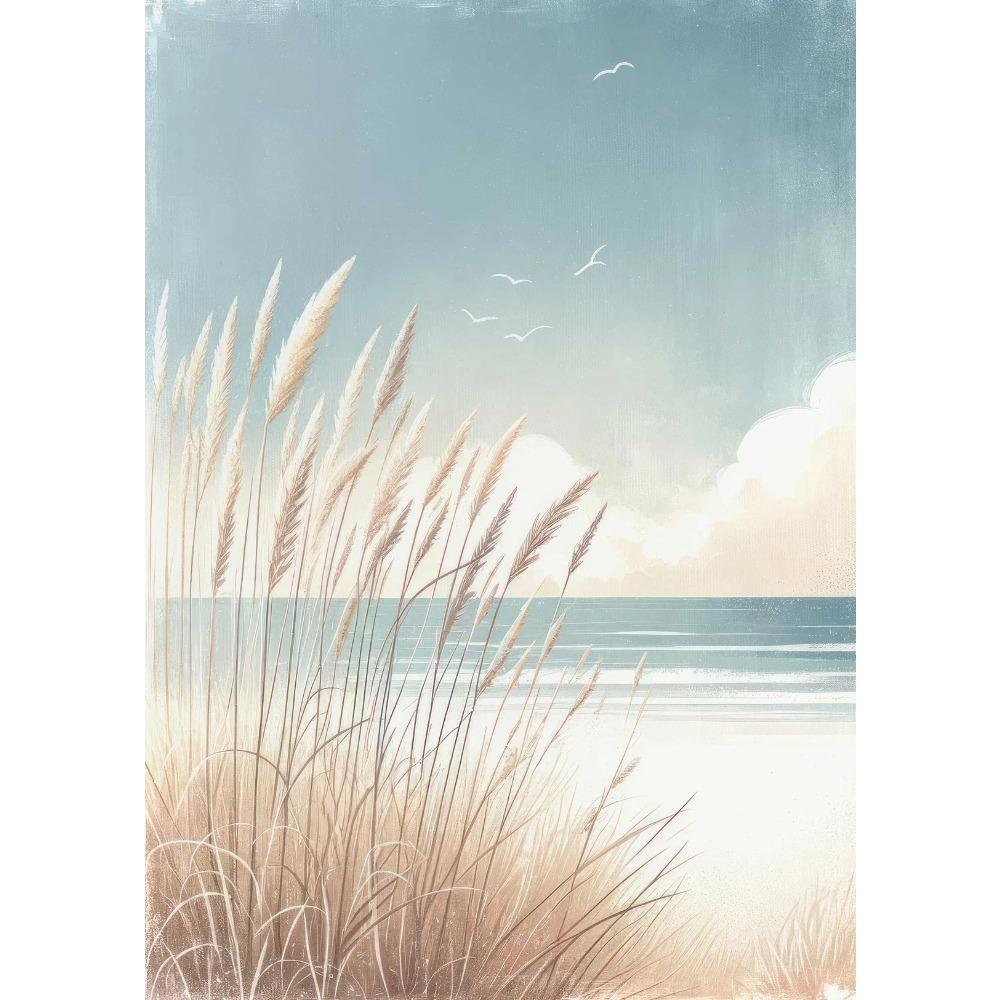 Nursery Landscape Sunset Daisy Flower Posters Wildflower Field Modern Prints Canvas Painting Wall Art Pictures Home Room Decor