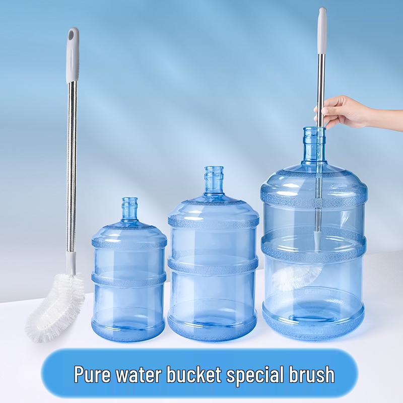 Long Handle Soft Bristle Brush for Cleaning Water Dispenser Buckets
