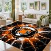 Hull City Fußball Design Kristall Samt Teppich Weiche Dekorative Matte für Schlafzimmer Eingang