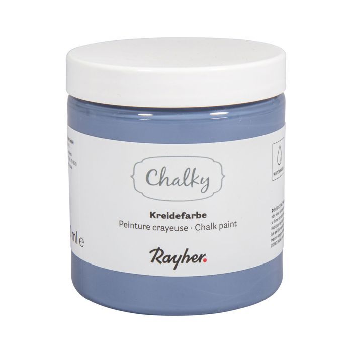 Peinture Craie Bleu-gris - Chalky Finish - 230 ml