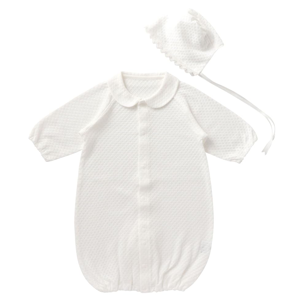 Cream de Coco Set with Horizontally Knitted Jacquard Baby and Perfect for Crotch Perfect for Casual Perfect for Hospital Shrine and Baby Cool and for