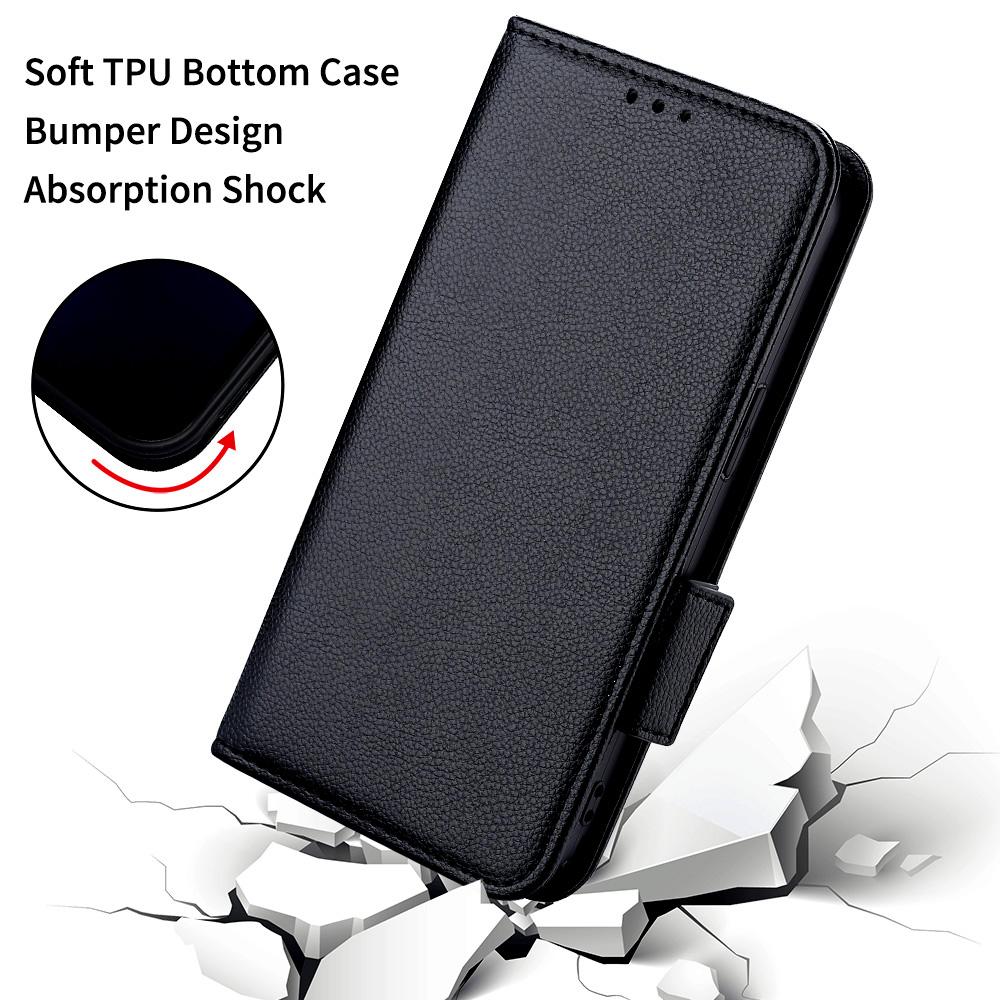 For Xiaomi 14 Ultra Case with Wrist Strap Litchi Texture PU Leather Wallet Phone Cover