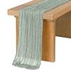 Bohemian Table Pleated Fabric Table Flag Fabric Wedding Party Decoration Table Flag
