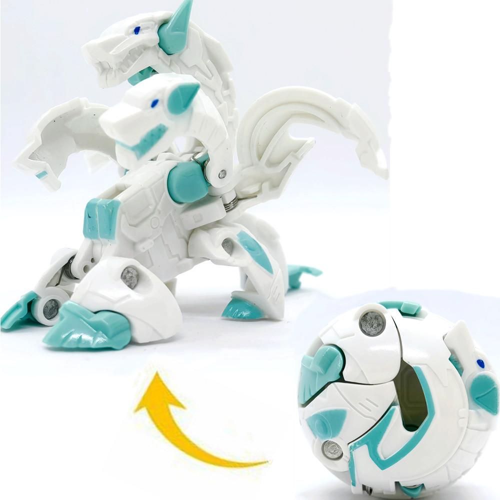 Dark Three Heads Dog 3.8cm Deformed Egg Hyper Dragonoid Battle GameToy