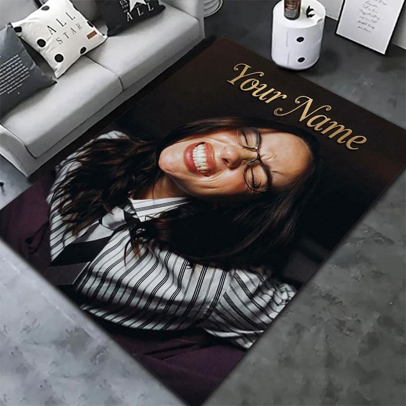 Billie Eilish Custom Name Carpet Rug for Living Room Bedroom Home Sofa Decoration,Kids play Non-slip Floor Mat