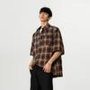Men Casual Loose Plaid Short Sleeve Fashion Daily Shirt Top