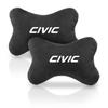 EAV3 Car Neck Pillows Both Side For Head Pain Relief Filled Fiber Car Pillow For Honda civic 10th 8th type r 2012 2018 2020