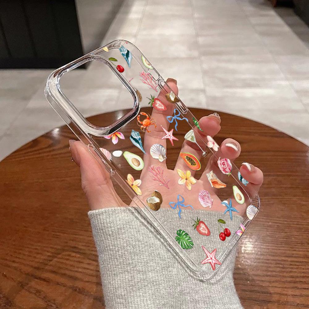 Acrylic Phone Case for iPhone 11 12 13 14 Pro 12 14 16 Pro Max for Samsung A16 A36 A56 S24 FE High-quality Painted Anti-fall Mobile Phone Case