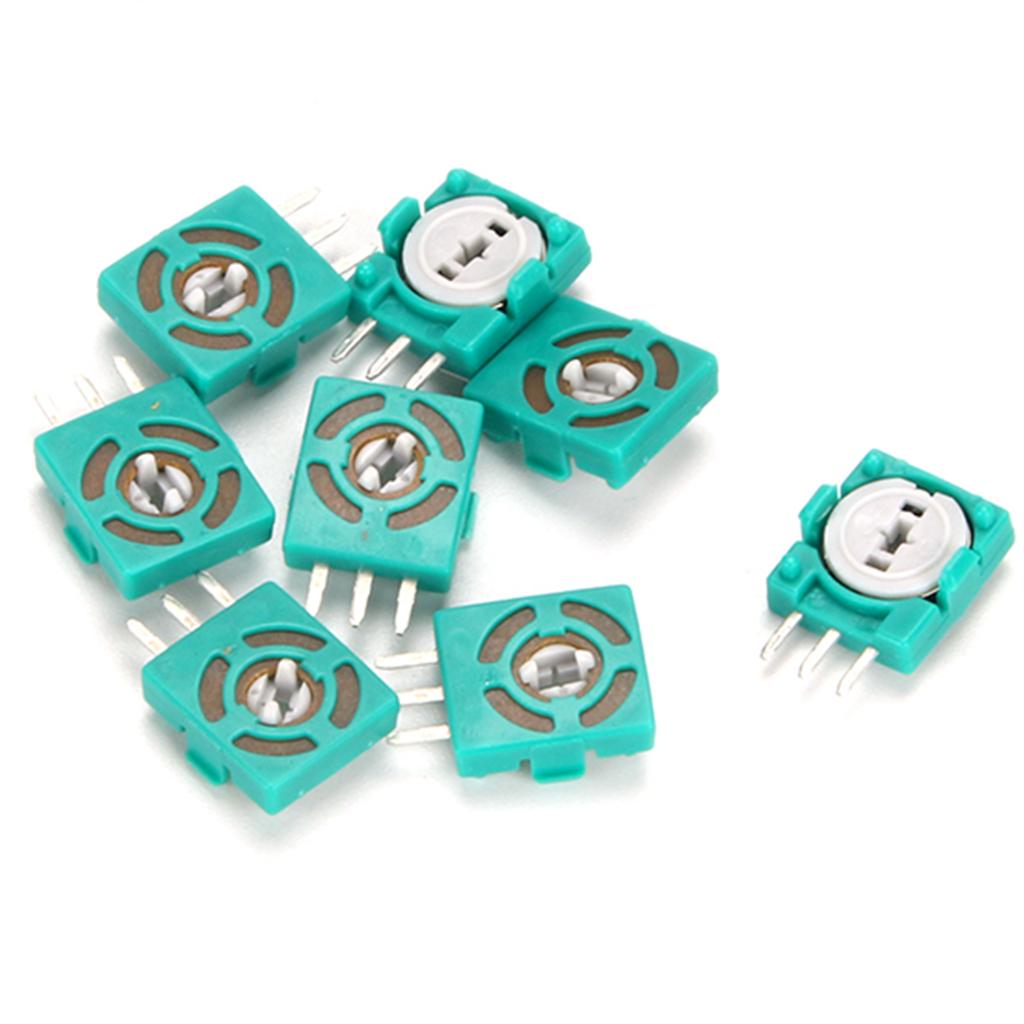 10 stk 3D analoge styrespaksensormoduler Potensiometer Tommelpinne tilbehør for XB 360 spillkontroller reparasjon reservedel