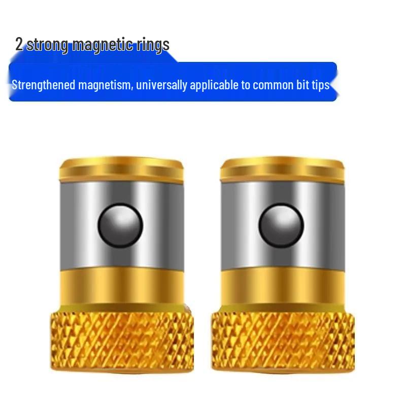 Anti-Slip Magnetic Ring Screwdriver Bit with Universal Strong Magnet