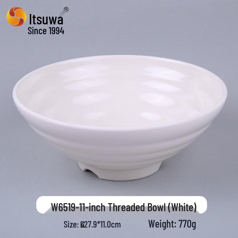 Wuhe Commercial Melamine Ribbed Noodle Bowl