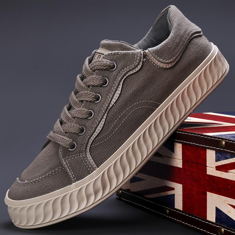 Spring New Mens Shoes Korean Style Versatile Fashion Trend Casual Mens Canvas Shoes Comfortable Flat Shoes Men