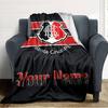 Name Custom Santa Cruz Print Flannel Blanket High Quality Warm Comfortable Cover for All Seasons Perfect for Gifts Home Decor