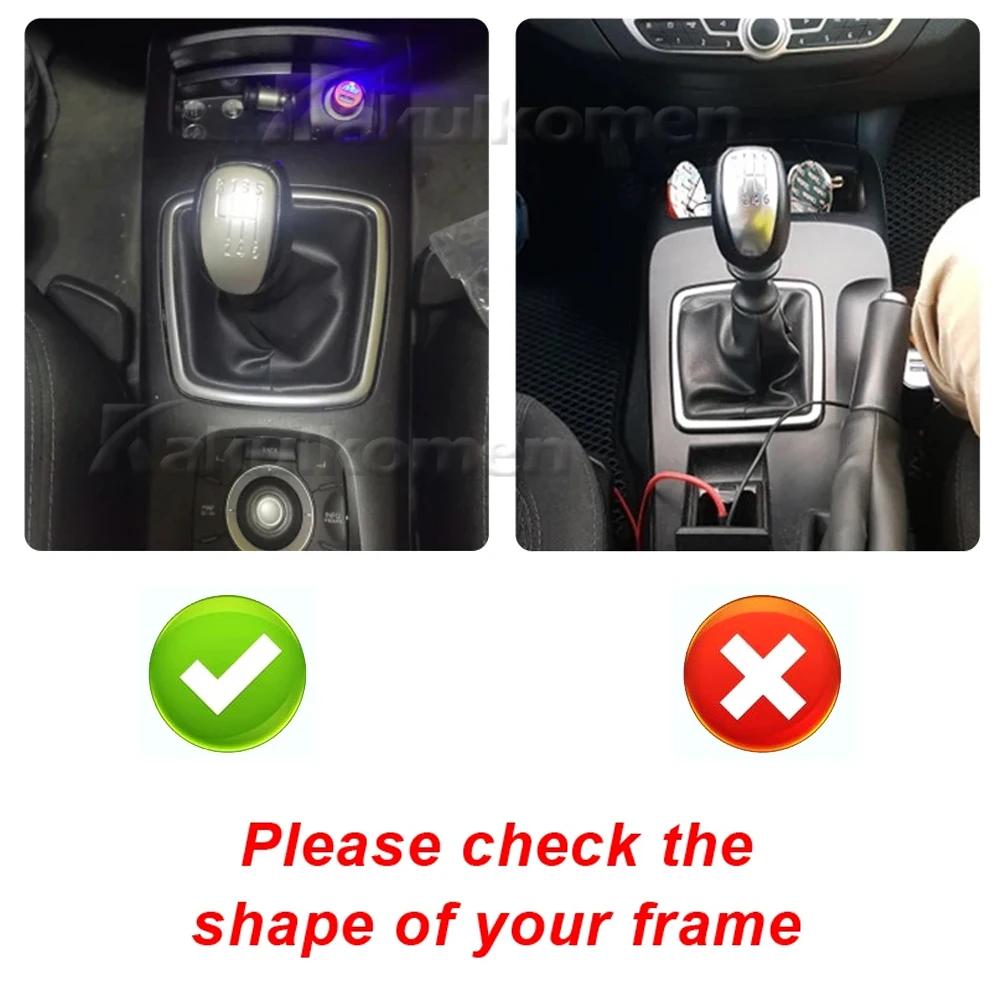 Für Renault/Laguna MK3 2007-2014 PU 6 Geschwindigkeit Manuelle Getriebe Schaltknauf Leder Hebel Shifter Hand Ball 2008 2009 2010 2011 2012 2013