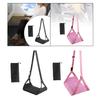 Comfortable Airplane Foot Hammock Oxford Cloth Hanging Footrest Adjustable Length for Long Trip Office Car
